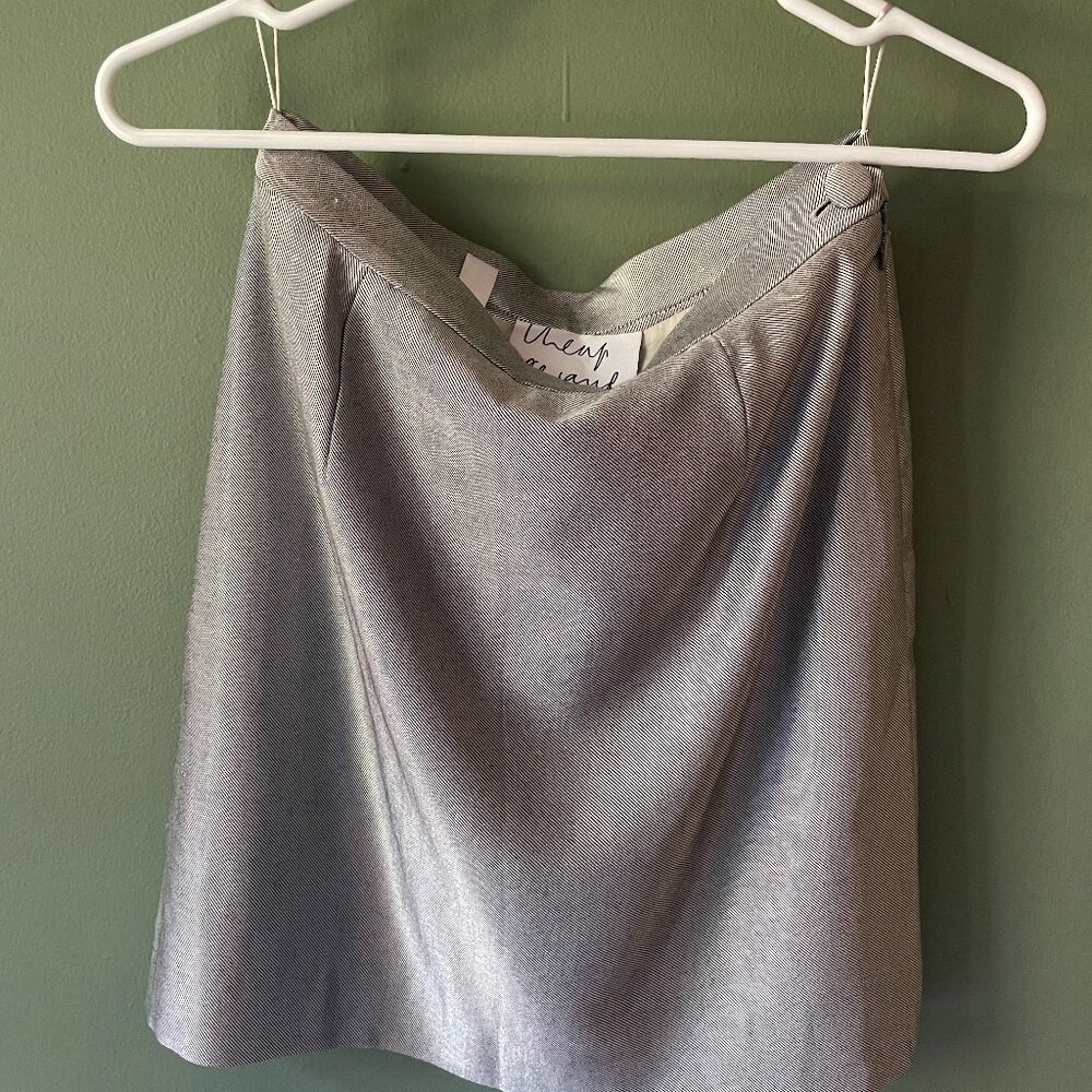 Moschino Cheap and Chic Metallic Mini Skirt